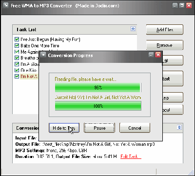 Convert WMA to MP3